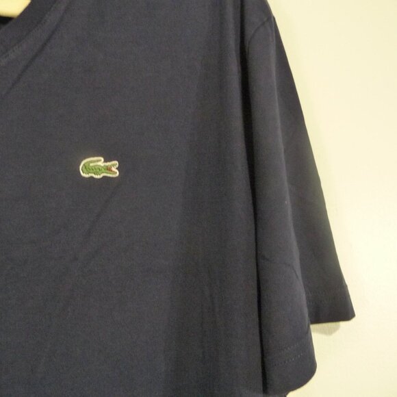 LACOSTE NAVY BLUE T SHIRT SIZE 3XL - Picture 4 of 9